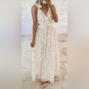 Floral Print Maxi Dress